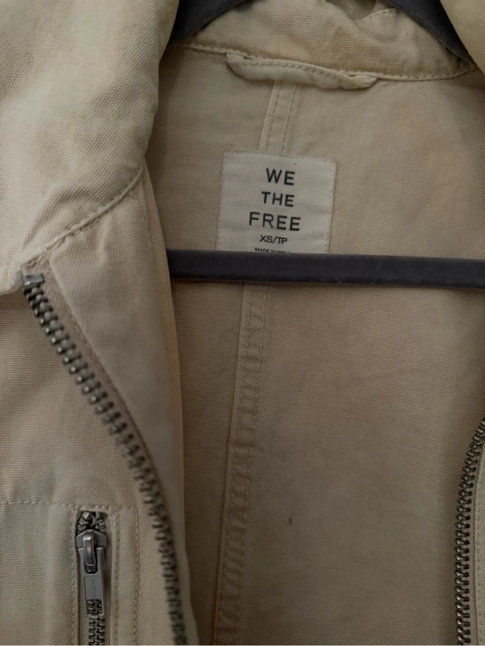 Women's 100% Cotton Sally Canvas Jacket Free People Coat